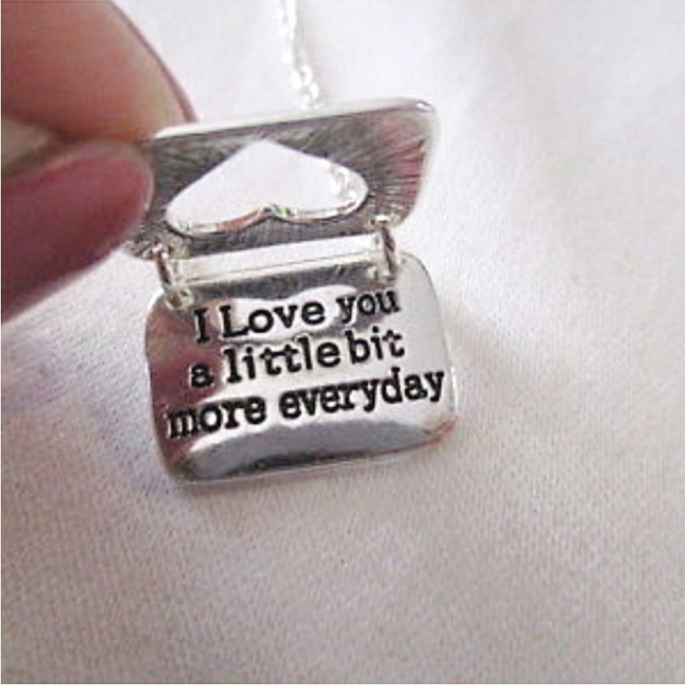 Sterling Silver Hidden Messages Necklace